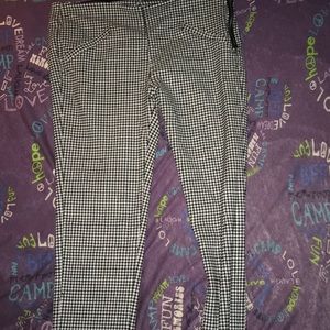 Black and white pants